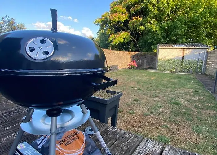 Lägenhet Charmante Maison En Pierre, Avec Terrasse Et Jardin Prive *