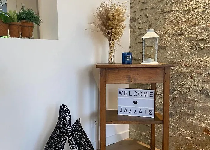 Lägenhet Charmante Maison En Pierre, Avec Terrasse Et Jardin Prive