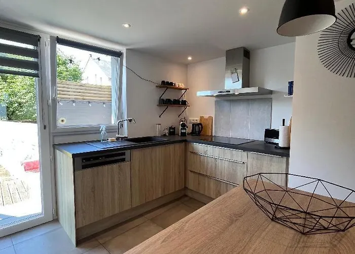 Lägenhet Charmante Maison En Pierre, Avec Terrasse Et Jardin Prive Jallais